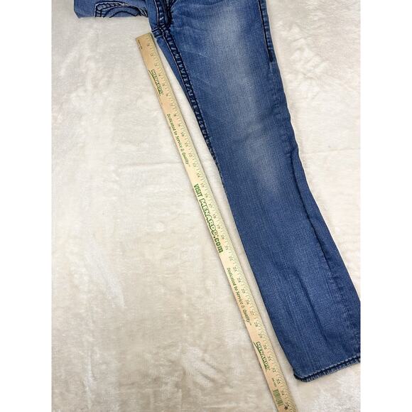 Vintage True Religion Jeans Women’s Sz 30 Y2K Billy Super T Made In USA Flap - Picture 5 of 8
